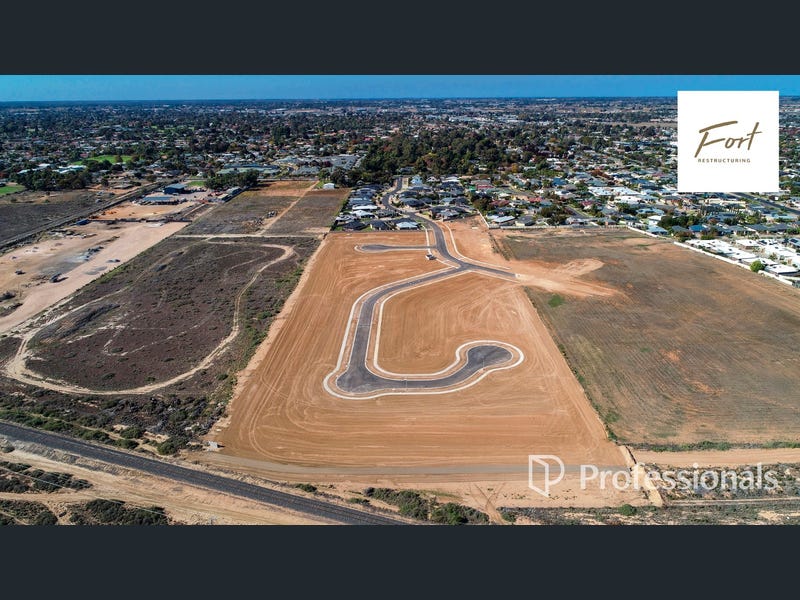 Aerial view of The Heartlands estate in Mildura